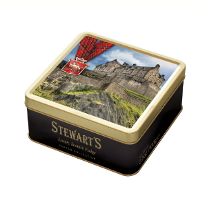 6x100g Stewart's Tartan - Edinburgh Castle Fudge Tin