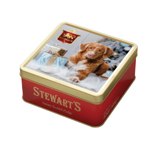 6x100g Stewart's Xmas - Festive Holiday Fudge Tin 