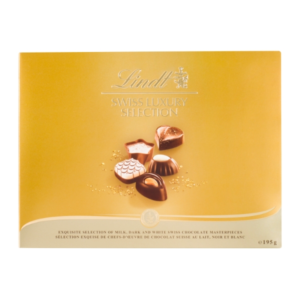 6x195g Lindt Swiss Luxury Selection 