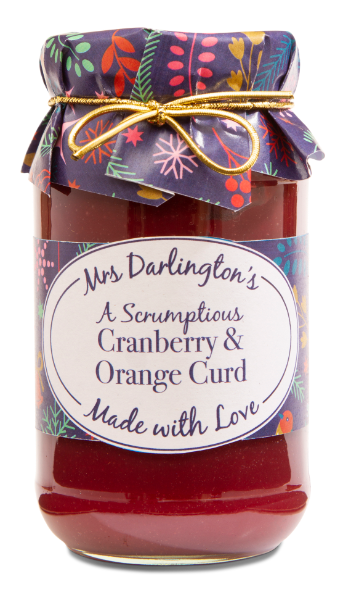 6x320g Mrs Darlingtons  Cranberry & Orange Curd