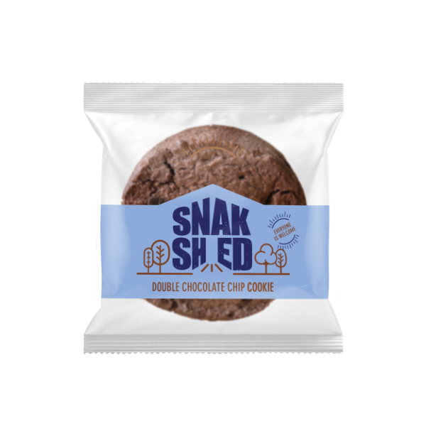 12x80g Snak Shed Double Chocolate Chip Cookie