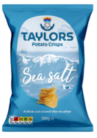 12x150g Taylors Sea Salt Crisps