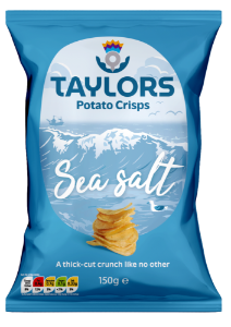 12x150g Taylors Sea Salt Crisps