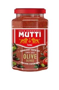 6x400g Mutti Tomato Pasta Sauce - Olive
