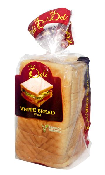 10x460g The Deli White Sliced Loaf