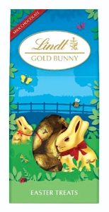 10x90g Gold Bunny Canister 