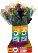 24x18g Rainbow Roses