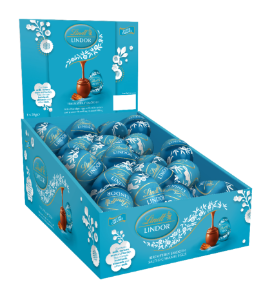 48x28g Lindt LINDOR Salt.Caramel Filled Egg 28gx48 Cs