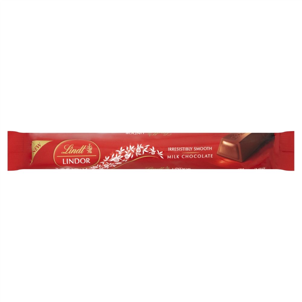 24x38g Lindt Lindor Milk Treat BAR - Glencarse Foods