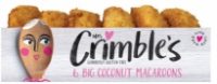 12x180g Mrs Crimble's Coconut Macaroons - Wheat Free
