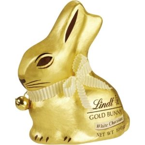 16x100g Lindt Gold Bunny White 100g x16