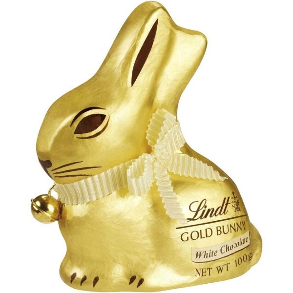 16x100g Lindt Gold Bunny White 100g x16