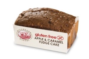 6x350g Riverbank Bakery Apple & Caramel Fudge Cake - Gluten Free