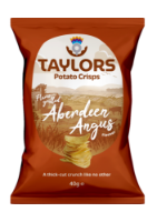 24x40g Taylors Flamegrilled Aberdeen Angus Crisps