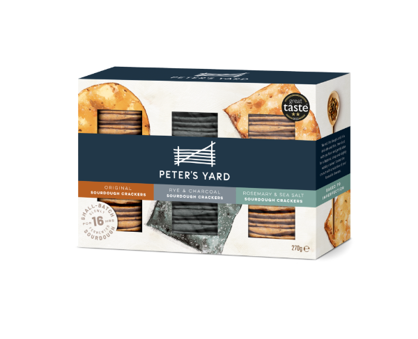 6x265g Peter's Yard - Selection Box Sourdough Crackers