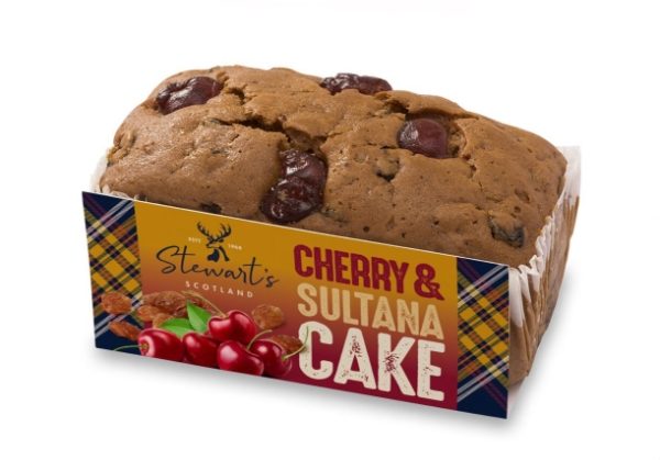 6x375g Stewart's Signature Cherry & Sultana Cake