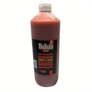 6x1Litre Homemade Babas Sweet & Spicy Sauce