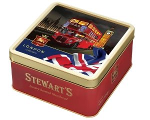 6x125g Stewart's London - Vintage Bus & Big Ben Shortbread  Tin 