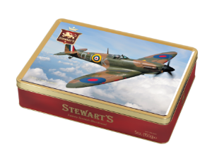 6x150g Stewart's Classic - Classic Spitfire Shortbread Tin 