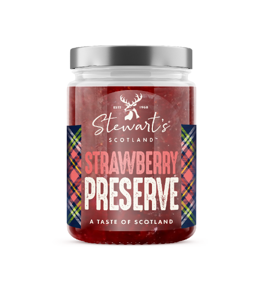 6x330g Stewart's Strawberry Preserve