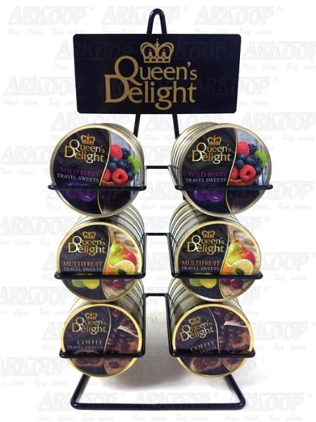 1x Queen's Delight Counter Display Stand