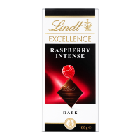 20x100g Lindt Excellence Dark Intense Raspberry BAR 