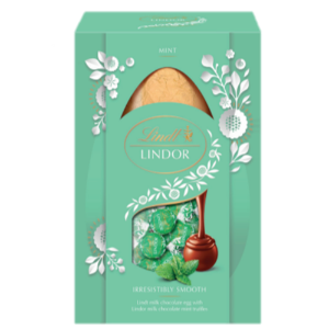 4x260g Lindor Shell Egg Mint 