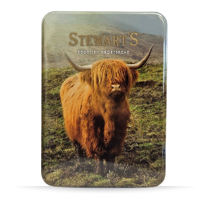 6x150g Stewart's Country Collection Highland Cow Shortbread Tin