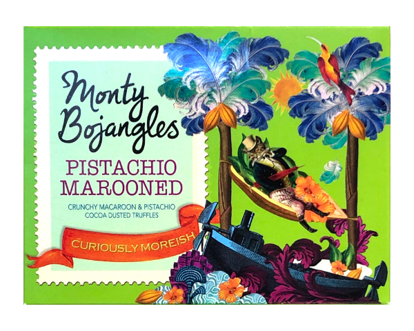 9x100g Monty Bojangles  Pistachio Marooned Truffles