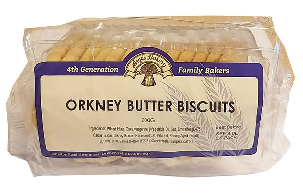 12x200g Argos Bakery Orkney Butter Biscuits