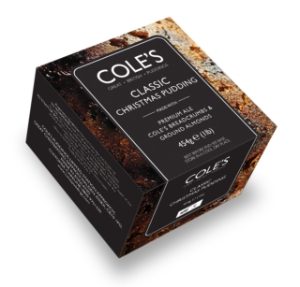 6x454g Coles Classic Christmas Pudding 