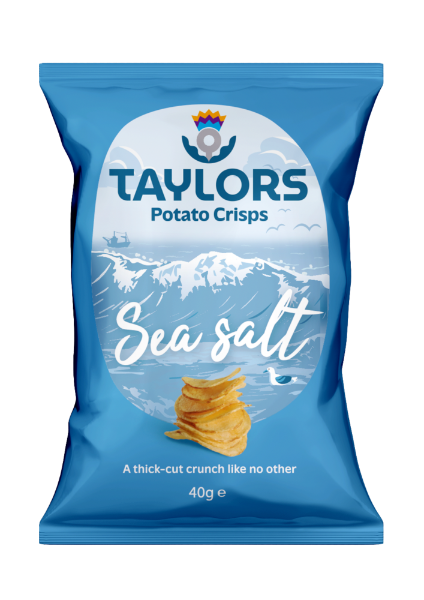 24x40g Taylor's Sea Salt Crisps