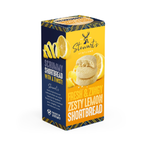 8x160g Stewart's Signature Range Lemon Curd Shortbread
