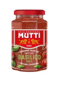 6x400g Mutti Tomato Pasta Sauce - Basil