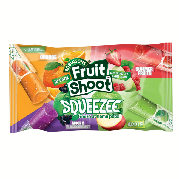 15x540ml Rose Confectionery Fruit Shoot Squeezee 15pk 
