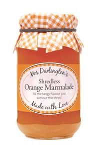 6x340g Mrs Darlington's Shredless Orange Marmalade