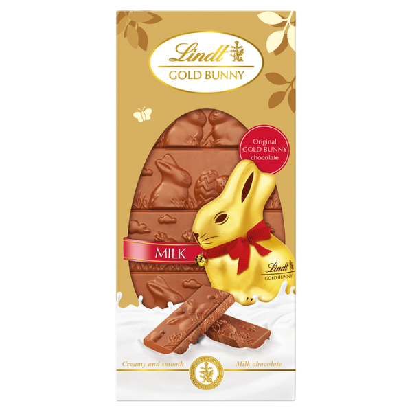 18x120g Lindt Easter GOLD BUNNY Bar 120g X18