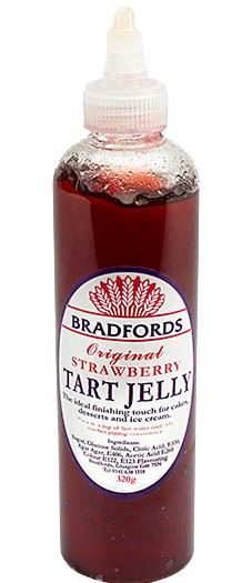 16x330g Bradfords Strawberry Piping Tart Jelly