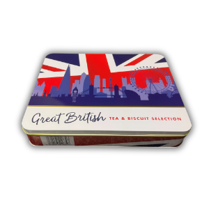 6x225g Stewart's Great British Tea & Biscuit Selection Tin