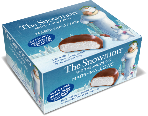 24x10g The Snowman and The Snowdog Milk Chocolate Marshmallows