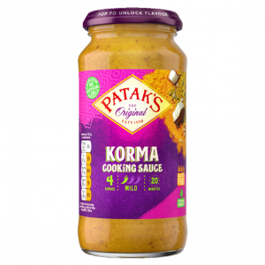 6x450g Patak's Korma Curry Sauce