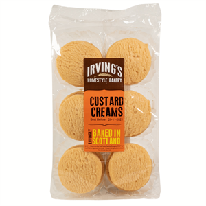12x230g Irving's Bakery Custard Creams