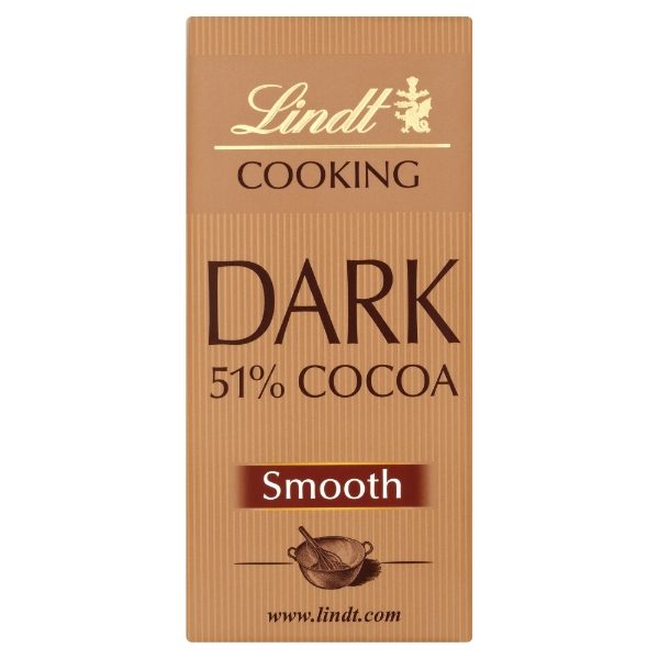 13x200g Lindt Versatile Cooking Bar 51% Cocoa