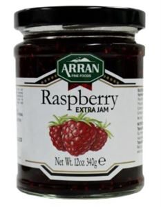 6x340g Arran Fine Foods Raspberry Preserve