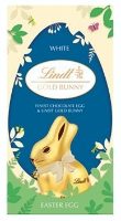 8x195g Lindt Gold Bunny White Shell Egg 
