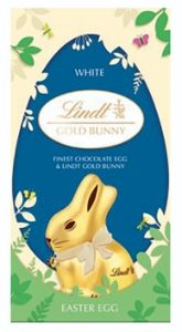 8x195g Lindt Gold Bunny White Shell Egg 