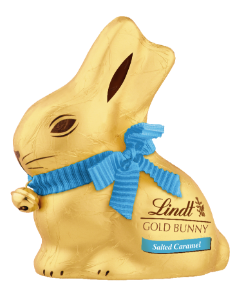 16x100g Lindt GOLD BUNNY Salted Caramel 100gx16 SRP