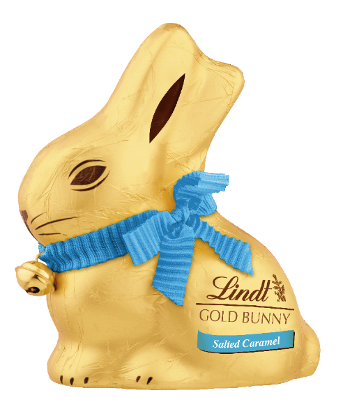 16x100g Lindt GOLD BUNNY Salted Caramel 100gx16 SRP