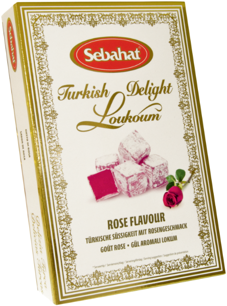 12x250g Sebahat Rose Flavour Turkish Delight