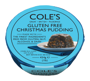 12x112g Coles Gluten, Nut and Alcohol Free Christmas Pudding